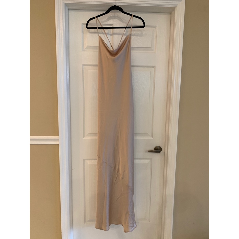 Show me your mumu Tuscany champagne maxi dress